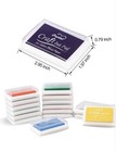 16 Colors Washable Ink Pads For Kids Rubber Stamps  Finger Painting Crafts Gift