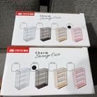 Taito Limited Charm Storage Case Black And Pink 2 Piece Set