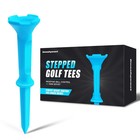 Goashpeaot Stepped Golf Tees  110 Count Plastic Golf Tees  Fixed Tee Height G   