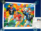 Johnny Unitas Hof Signed Auto 24x30 Lithograph Football Poster Print Jsa      Loa