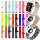 Replacement Silicone Strap Band For Apple Watch Series 7 6 5 4 3 2 1 Rubber Belt