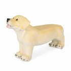 Hargis Outdoor Labrador Dog Garden Bench  Light Brown