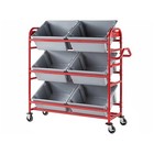 Rubbermaid Commercial Products Tote Picking Cart For Retail And Distribution