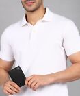 Leatherboss Genuine Leather Men Credit Card Holder Wallet With Gift Bag  Black
