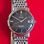 Vintage  1963  Omega  Seamaster  Ss   Cal 560   Automatic  Date   Black  Clean