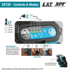 Makita Xdt20z 18v Lxt Li-ion Brushless   Cordless   4-speed Impact Driver