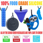 Sensory Chew Necklace For Boys  5 Pack Chew Necklaces For Kids With Autism  Adhd