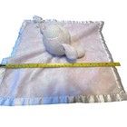 Pink Lamb Plush Baby Security Blanket W  Satin Trim 14  X 14  Soft Lovey Toy For