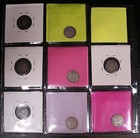 8 Different Canada Sterling Silver 5 Cent Coins 1882-h To 1919  16194
