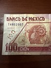 Mexico 100 Pesos 1994  Series J - Banknote Currency Bill