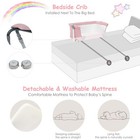 Baby Bedside Crib  Portable Travel Sleeper Bed Side Bassinet W carrying Bag     