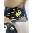 Set 4 Porcelain Black Martinis Canape Snack Salad Dessert Plates 6  Boxed Barwar
