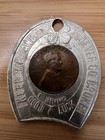 1964 New York World s Fair   Us Steel Unisphere Encased Good Luck Cent - G590