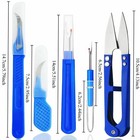 5pcs Sewing Seam Ripper Kit Stitch Remover Thread Cutter Scissors Craft Set