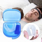 2pcs Stop Snoring Mouthpiece Apnea Sleep Aid Anti Snore Bruxism Grind Mouthguard