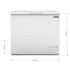 Frigidaire Efrf7003 7 0 Cu  Ft  Chest Freezer  Garage Ready  White
