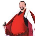 Fun World Santa Claus Belly Fat Suit Christmas Holiday Costume Accessory 7533