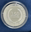 El Salvador 500th Years America Discovery  Silver  1992 In Original Box Unc 
