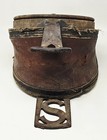 Antique Dental Foot Bellows Air Pump Wood Leather Cast Iron S Foot Pedals C1900
