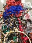 Lot Of Jewelry Wearable Repairable Craft Parts Loose Beads Mixed Materials 10 Lb