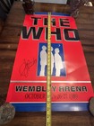 Who Wembley Arena 1989 Tour Poster John Entwistle Signed Autographed 28   