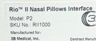 Replacement For Rio Ii Nasal Pillows Interface P2 Rii1000 Adjustable Sm Med Lrg