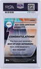 Pete Crow-armstrong Mets Signed  20 Bowman s Best Of Refractor B20-pc Psa 9 Card