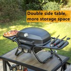 Tabletop Gas Grill Propane 2 Burner Portable Outdoor Camping Bbq Grill Griddle