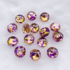 60pcs Round Flatback Charms Crystal Rhinestone Cabochons Diy Clothing Decoration