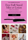 Electronic Victoria Secret Fall Bonus Card 20 Off 50 free Full Sz Mist Oct1-12