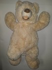 Hugfun International Teddy Bear Plush Large Cream Stuffed Animal Soft Floppy 27 