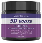 Purple Tooth Cleaning Powder Whitening Deep Clean Polish 50g Travel