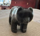Vintage Alaskan Inuit Soap Stone Hand Carved Grizzly Bear