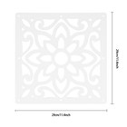 24 Pcs Hanging Room Divider Screens Flower Carving Pattern Panels Home Office
