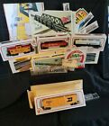 Lot Of Vintage Ho Scale Model Trains  Track  And Accesories 