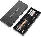 3pc Universal Stylus  2 In 1 Precision Series Disc Stylus Touch Screen Pen Black