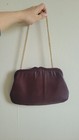 Vintage Ande Bag Clutch Purse Gold Tone Chain 