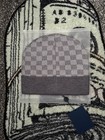 Lv Gray Knit Beanie Hat Men   s One Size W  Dust Bag   Hang Tag