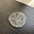 Gorgeous Anonymous Follis Coin  class C  Michael Iv   Zoe -- Christ  z874