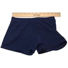 Capezio Girls Size S Navy Blue Nylon Spandex Blend Dance Shorts 2    Inseam
