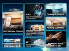 16k Rv Air Conditioner Heat Pump Rooftop Ac Unit Wifi remote Camper Trailer 115v
