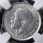 1916 Great Britain Maundy 3 Pence Threepence Ngc Ms61 Lot mk84 Silver 