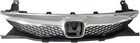 Front Bumper Grille Black W Chrome Grill For 2009-2011 Honda Civic Ho1210127