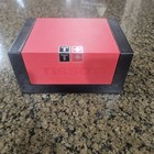 Tissot Single Watch Presentation Box Red black white W  Insert  Holds 1-3