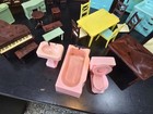 Vintage Little Miss Carolina Dollhouse Miniature Doll House Furniture Renwal 