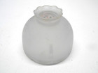 Rare Westmoreland Frosted Fairy Lamp Shade Top Pink Floral Design  