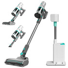 Haushof 250w Cordless Vacuum Cleaner Stick Vacuum For Pet Hardwood Floor Carpets