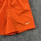 Nike Dri-fit Training Shorts Kids Xs Orange Lightweight Athletic Gym Activewear