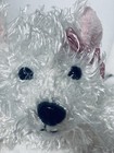 Ganz White Terrier Puppy Dog Pink Bow Fluffy No Code 8   