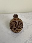 Vintage Chinese Lovers Snuff Bottle Made Of Resin
